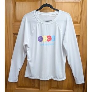 Life Is Good Women's XL Top Shirt Pullover Stretchy Long Sleeves Nautical Theme